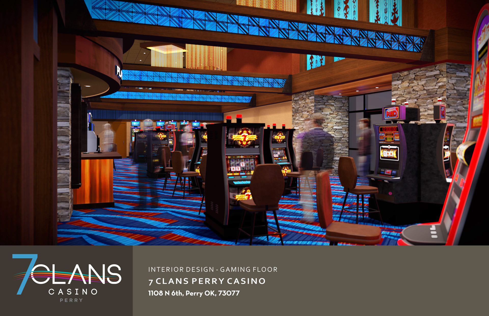 hotels near 7 clans casino ok