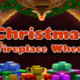 Christmas fireplace wheel