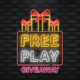 Free play giveaway